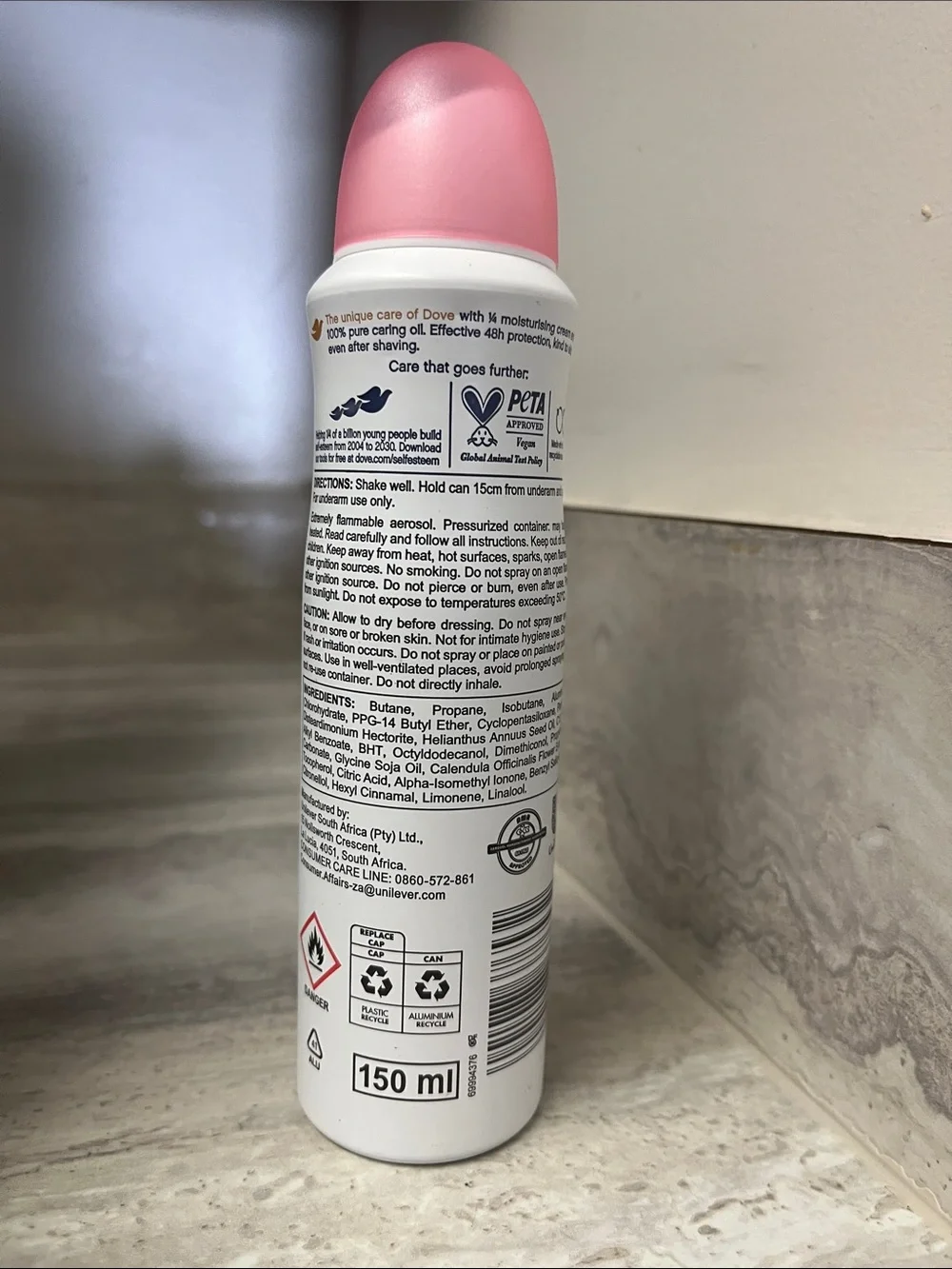 Dove Even Tone Antiperspirant Spray